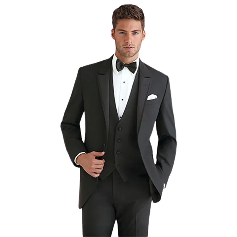 Funki Buys | Suits | Men's Formal Tuxedos | 3 Pcs Slim Fit