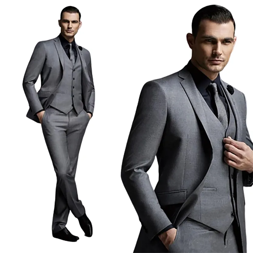 Funki Buys | Suits | Men's Formal Wedding Attire | 3 Pcs Slim Fit