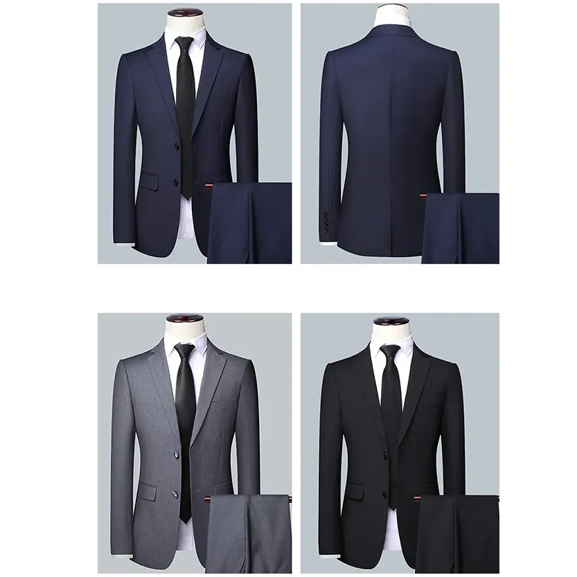 Funki Buys | Suits | Men's High Quality 3 Pcs Formal Dress Suit