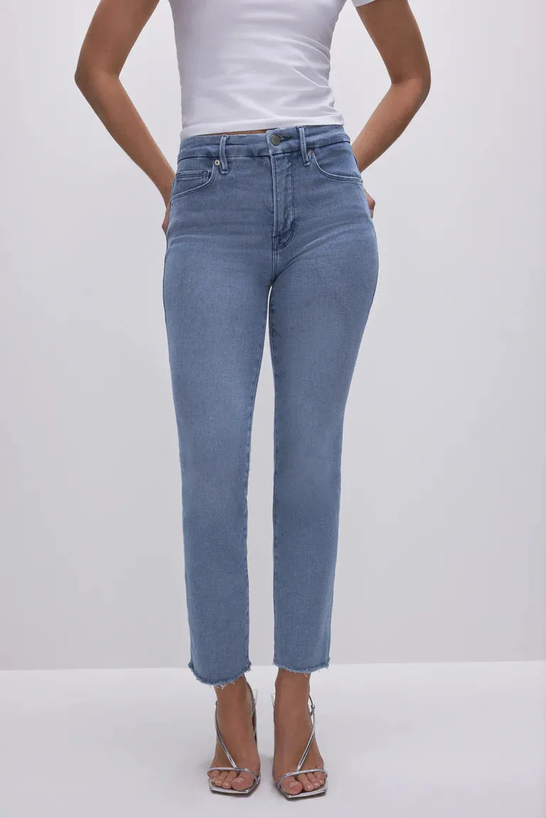 Good American GOOD LEGS STRAIGHT JEANS - Blue