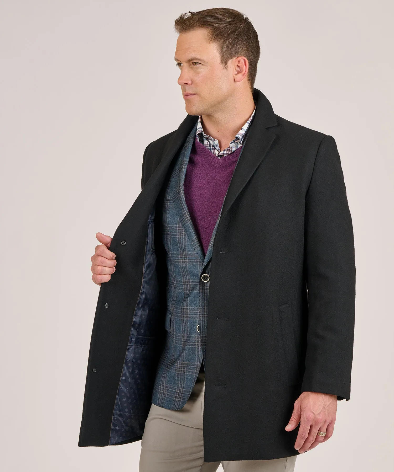 Hart Schaffner Marx Modern Overcoat