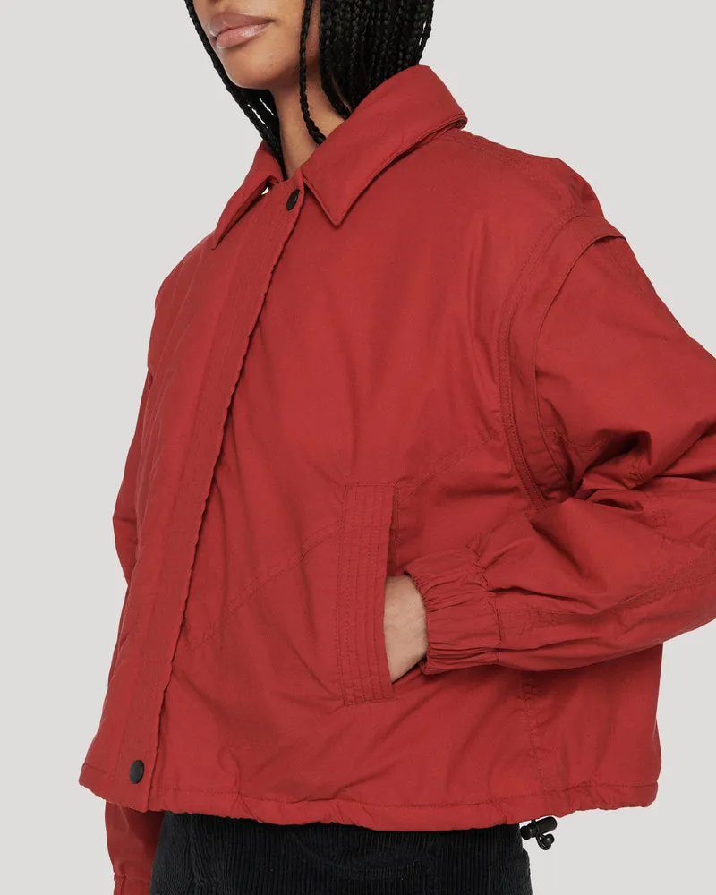 Heath Bomber Jacket Red