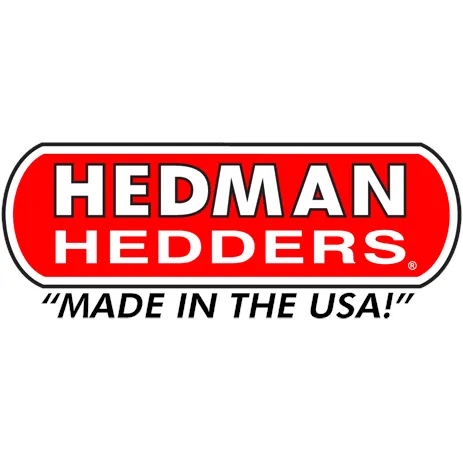 Hedman Hedders Street Headers - 1.625 in Primary - 3 in Collector - Black Paint - Small Block Chevy - GM Fullsize SUV / Truck 1967-91 69090 - Pair