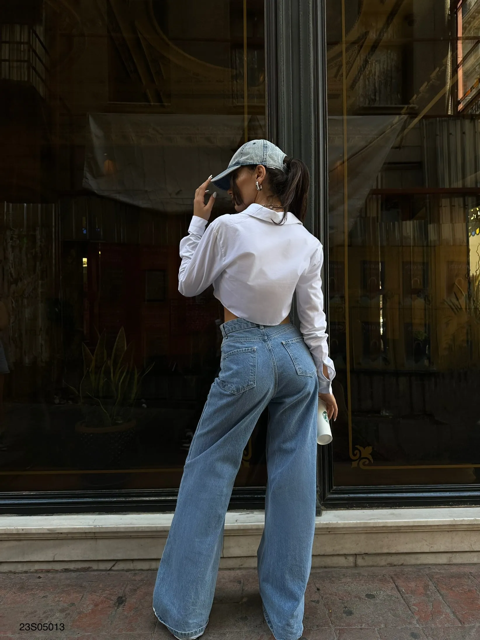 High Waist Palazzo Jeans