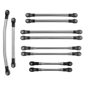 Incision 12" 1/4 Steel 10pc Link Kit: SCX10-II