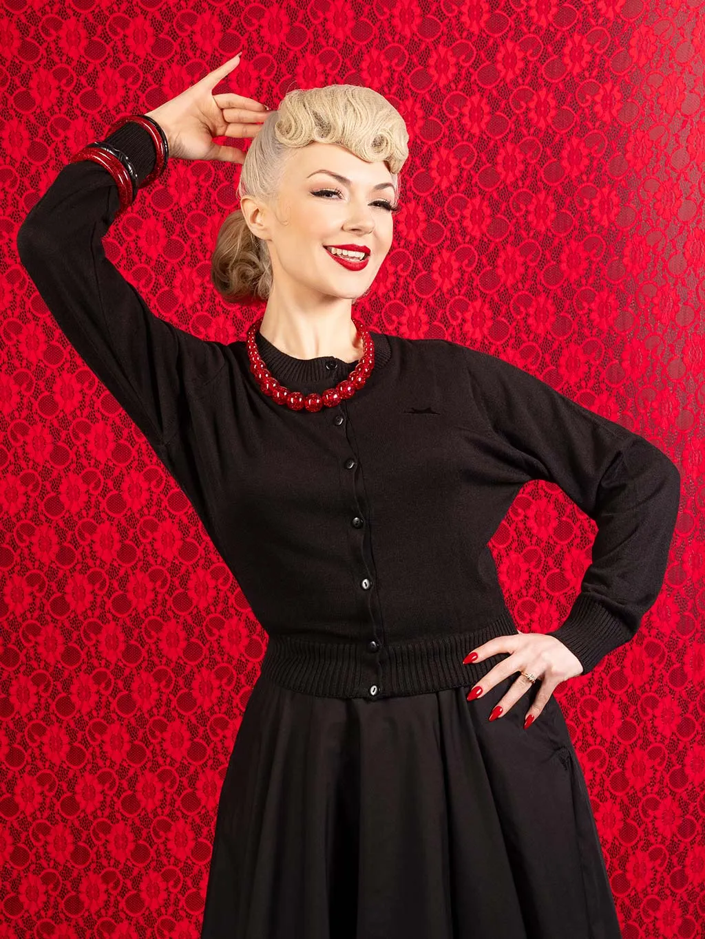 Jayne Black 1950s Cardigan