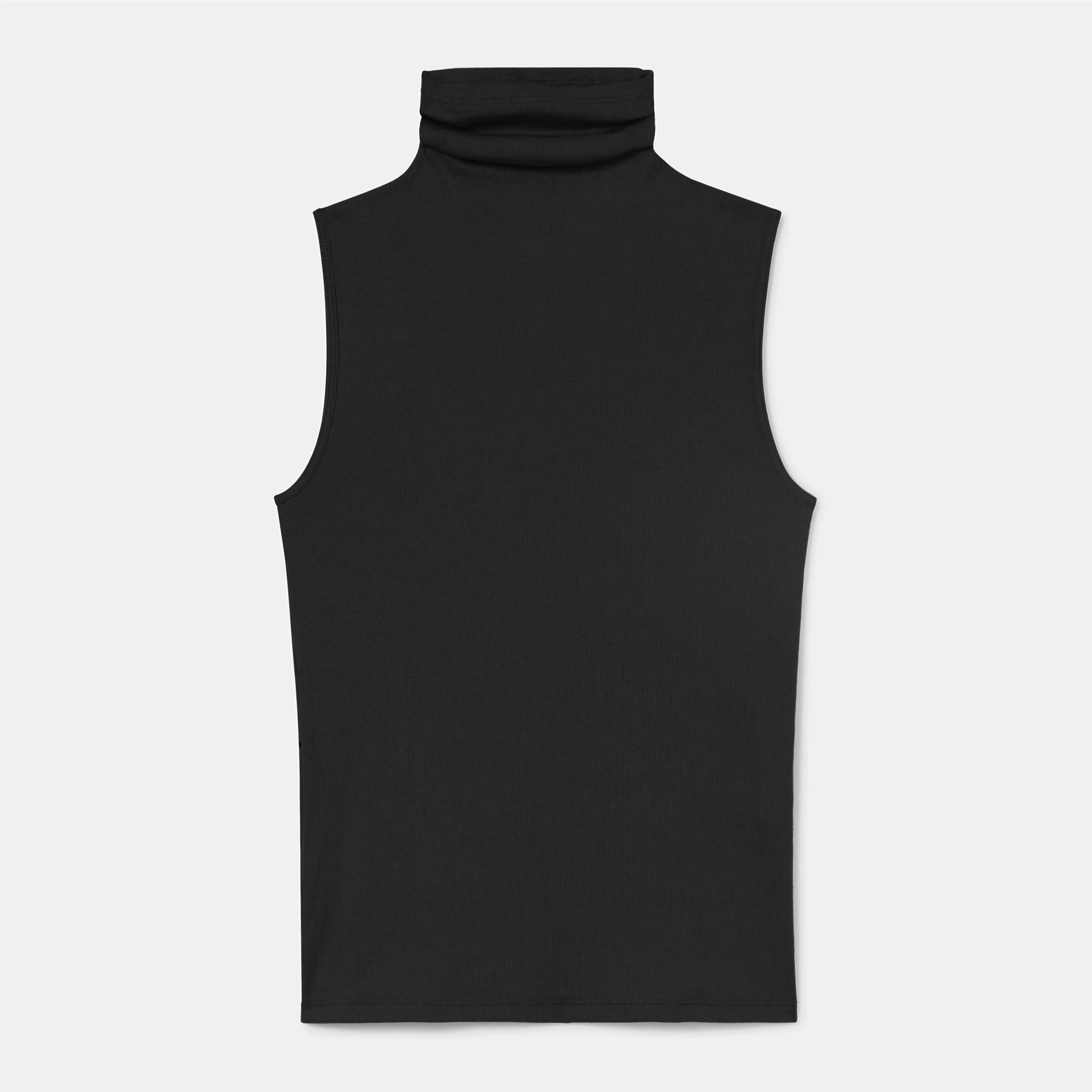 Jett Tank - Organic Ribbed Pima Cotton :: Black