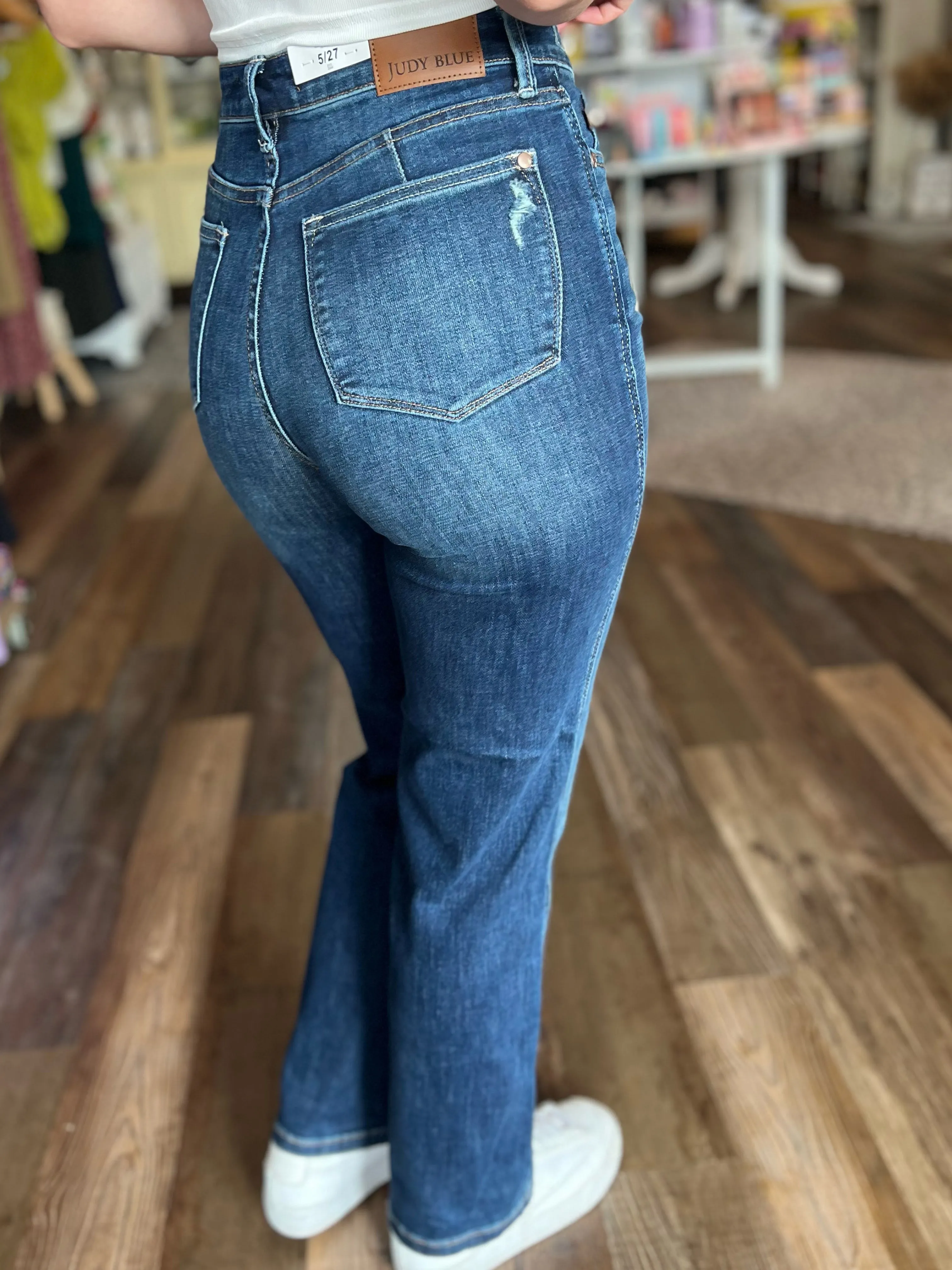 Judy Blue - High Waisted Tummy Control Classic Straight Jeans