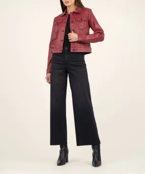 Julia Coated Crop Jacket