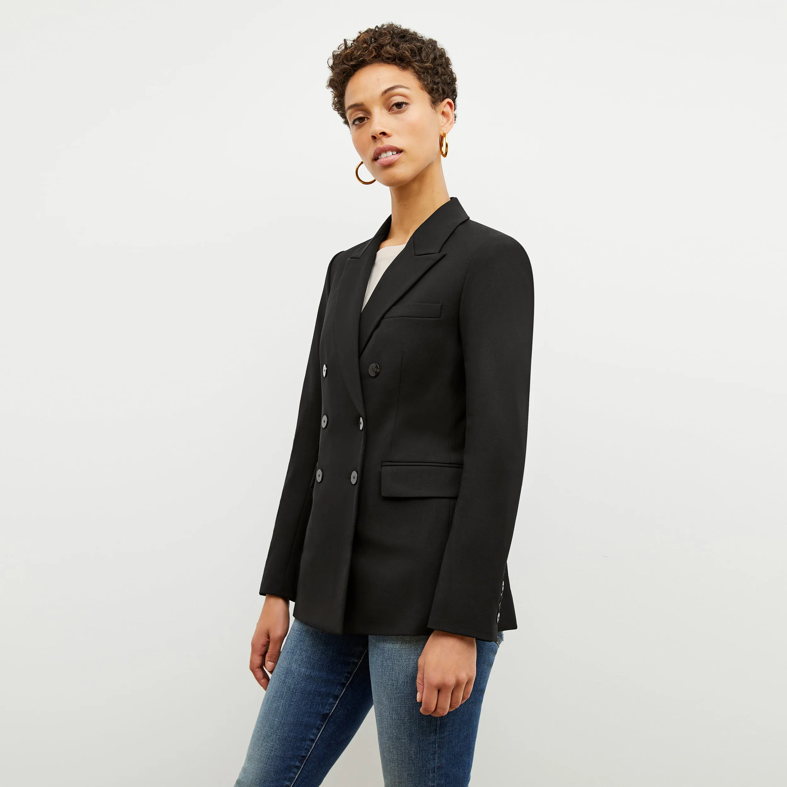 Kati Jacket - Wool Twill :: Black