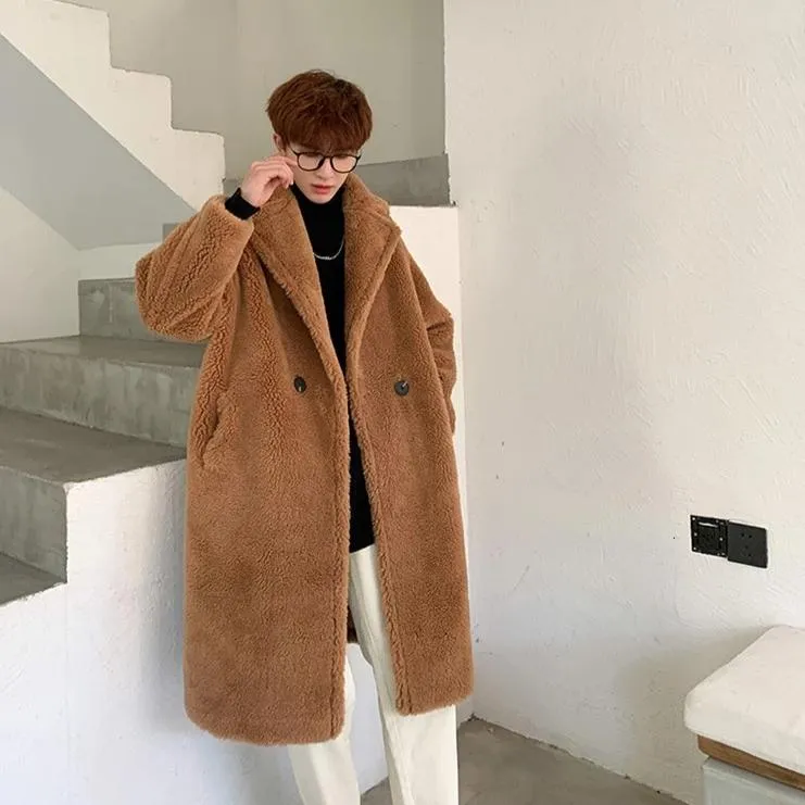 [Korean Style] Diny Fur Oversized Coats