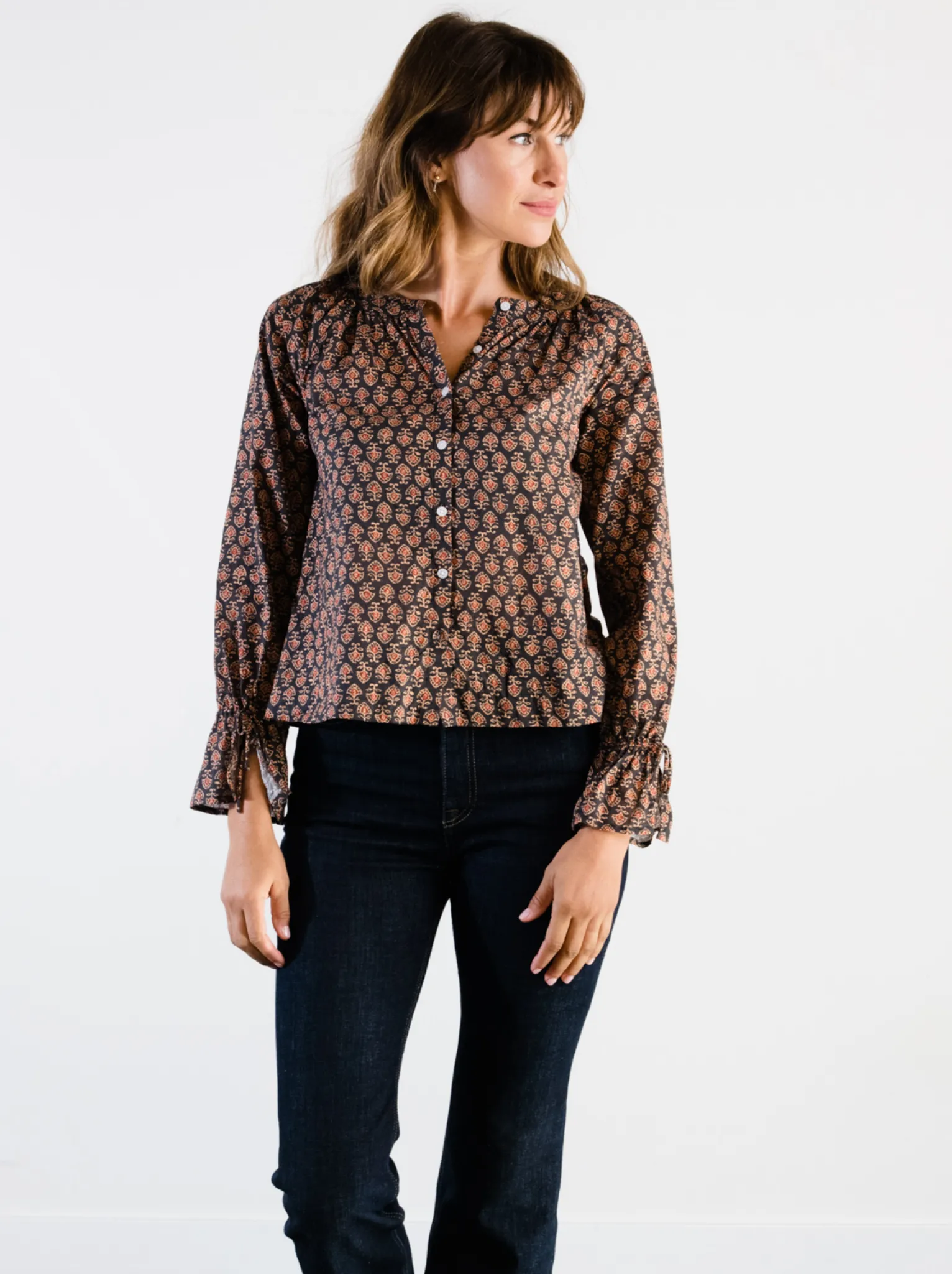 Kristen Button Down Blouse