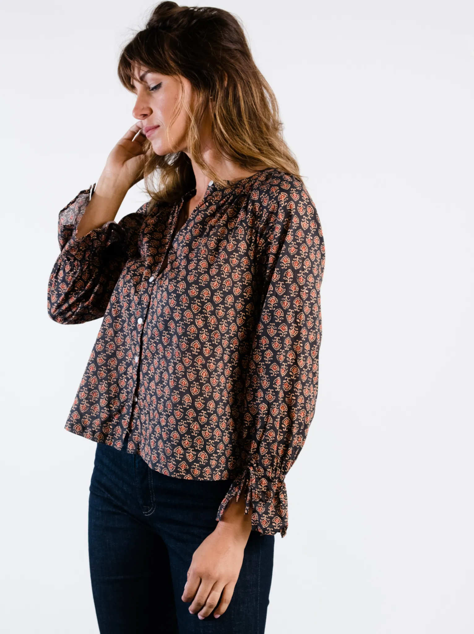 Kristen Button Down Blouse