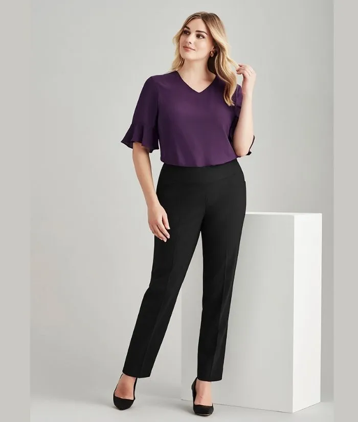 Ladies Bandless, Wool-blend, Slim Leg Pant