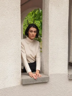 Lepidoptere Cerise Turtleneck (Ivory)