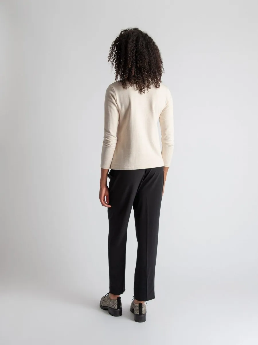 Lepidoptere Cerise Turtleneck (Ivory)