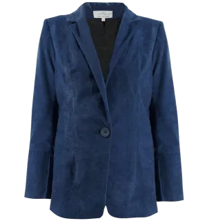 Litta velour blazer