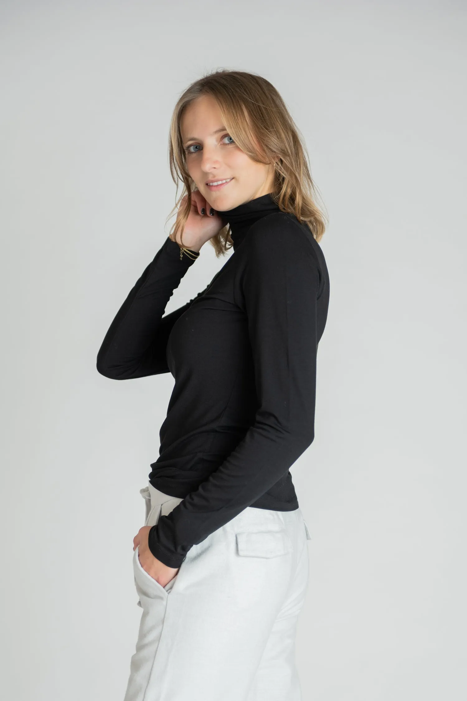 Longsleeve Turtleneck Black