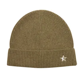 Luxe Star Beanie - Olive