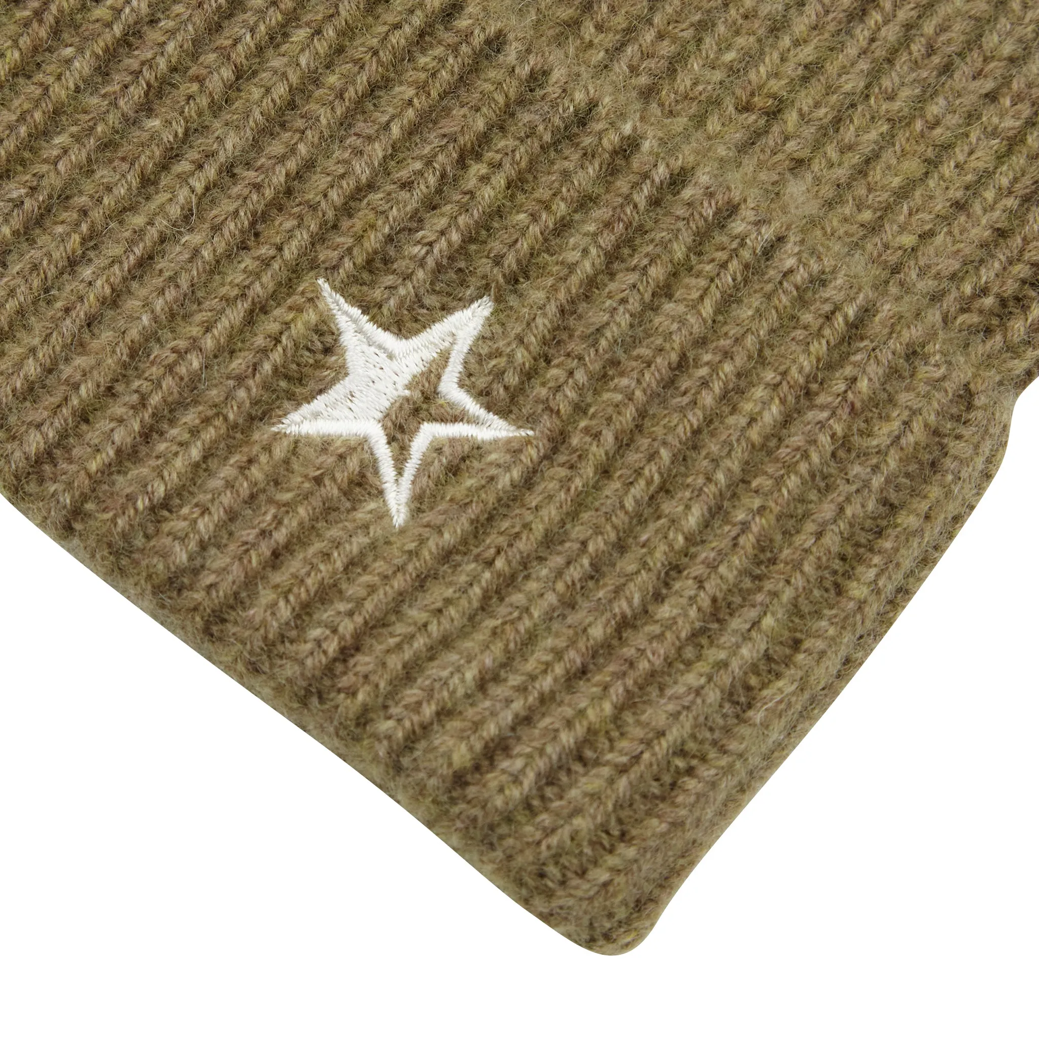 Luxe Star Beanie - Olive