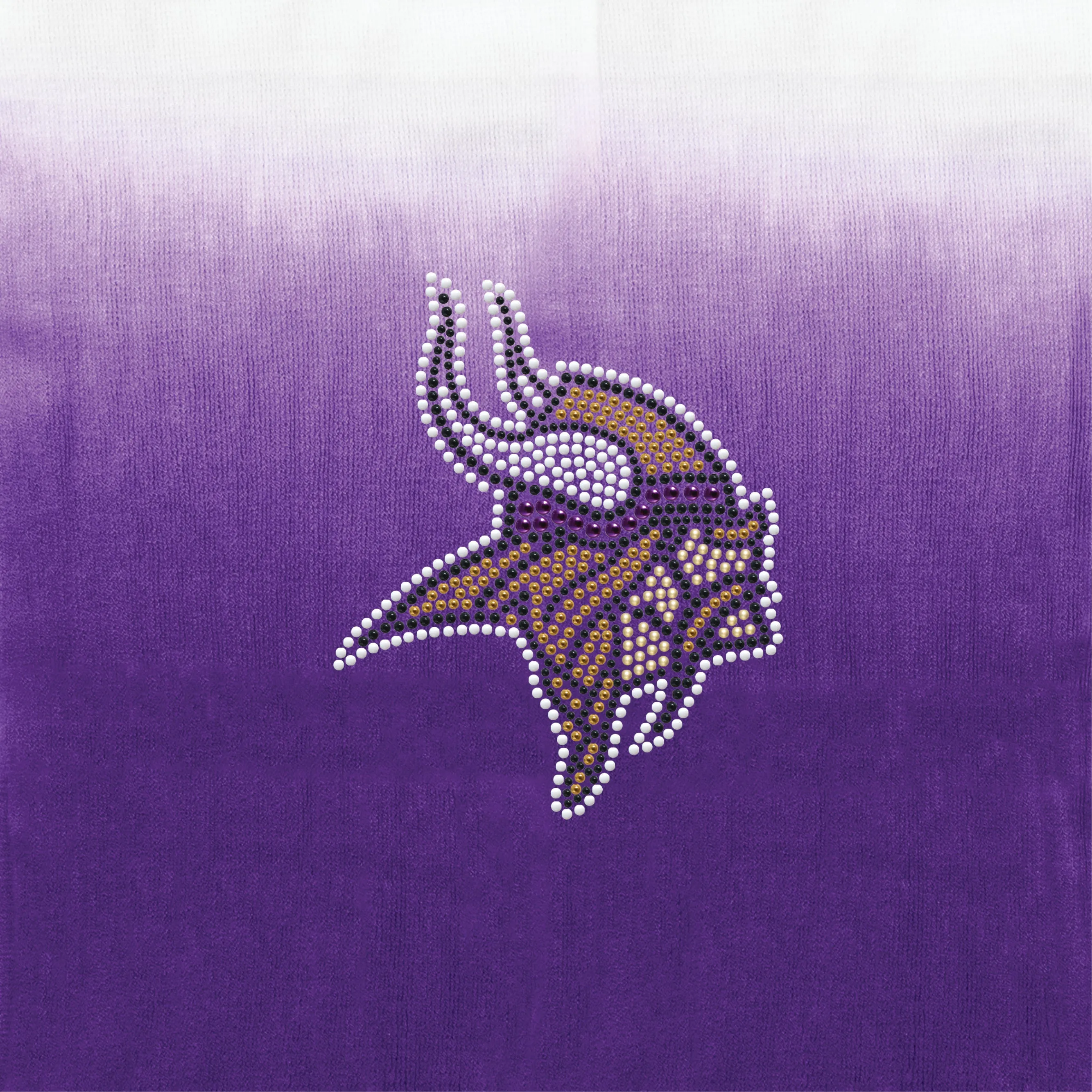 Minnesota Vikings Dip Dye Poncho