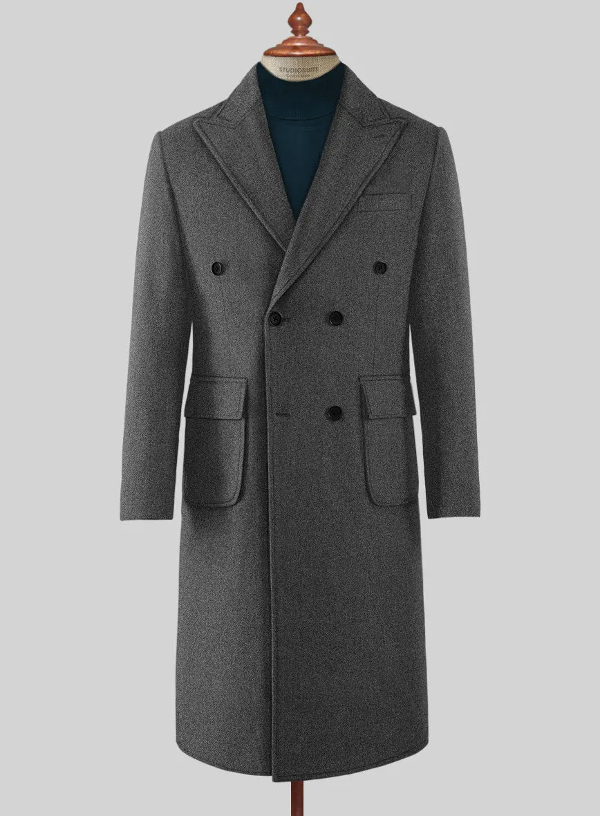 Musto Gray Heavy Tweed Overcoat