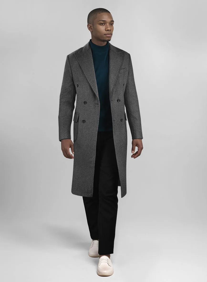 Musto Gray Heavy Tweed Overcoat