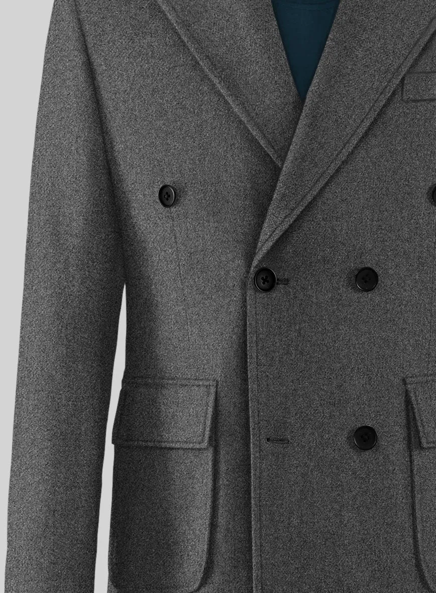 Musto Gray Heavy Tweed Overcoat