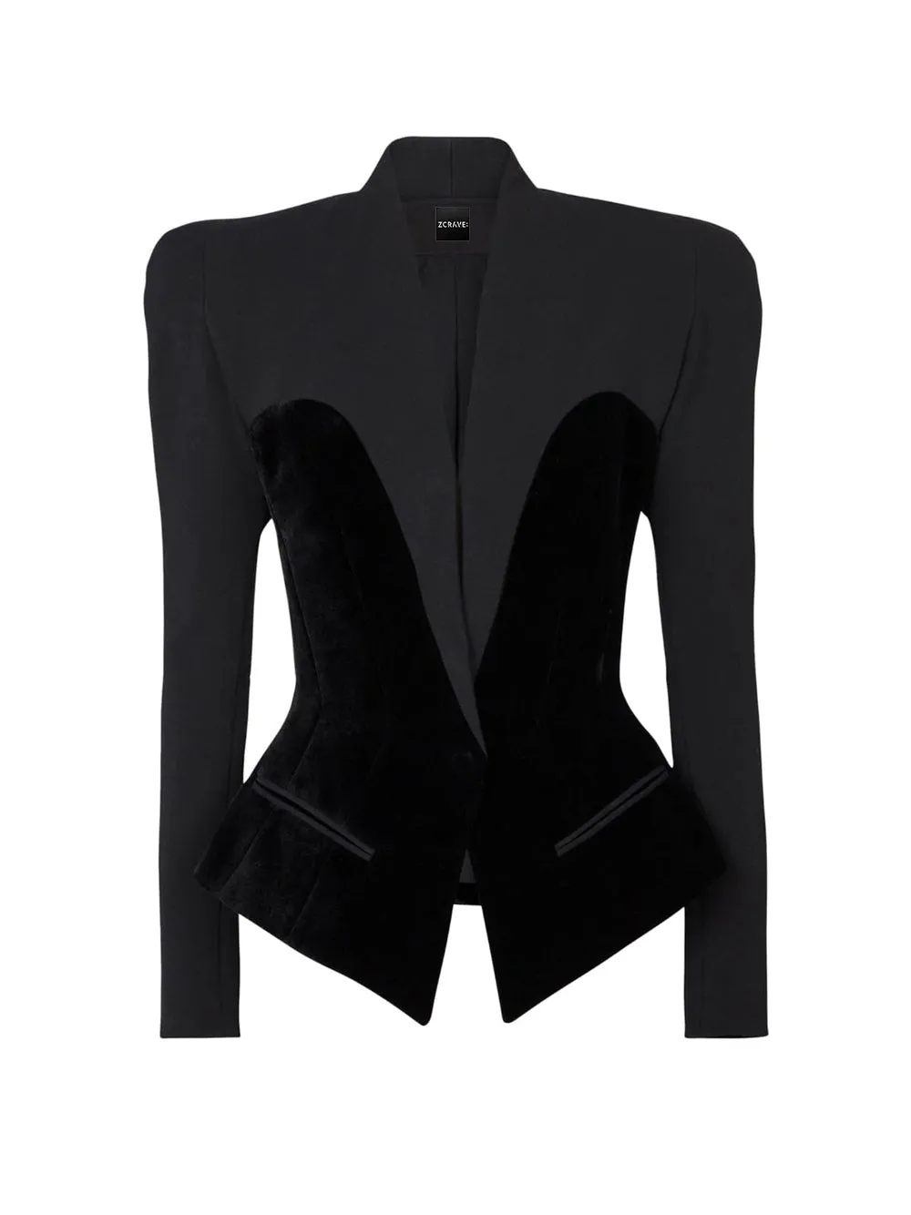 NEITH Bustier Cut Fitted Blazer