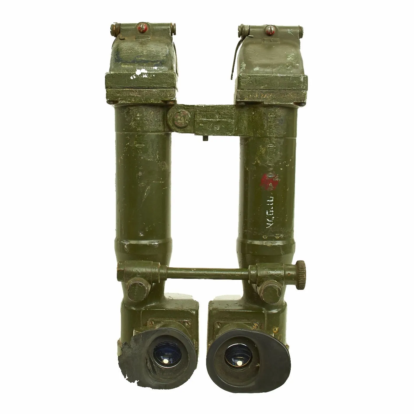 Original British & Israeli Cold War Mark 2 A.F.V. "Tank Commander" Periscopic Binoculars - dated 1956