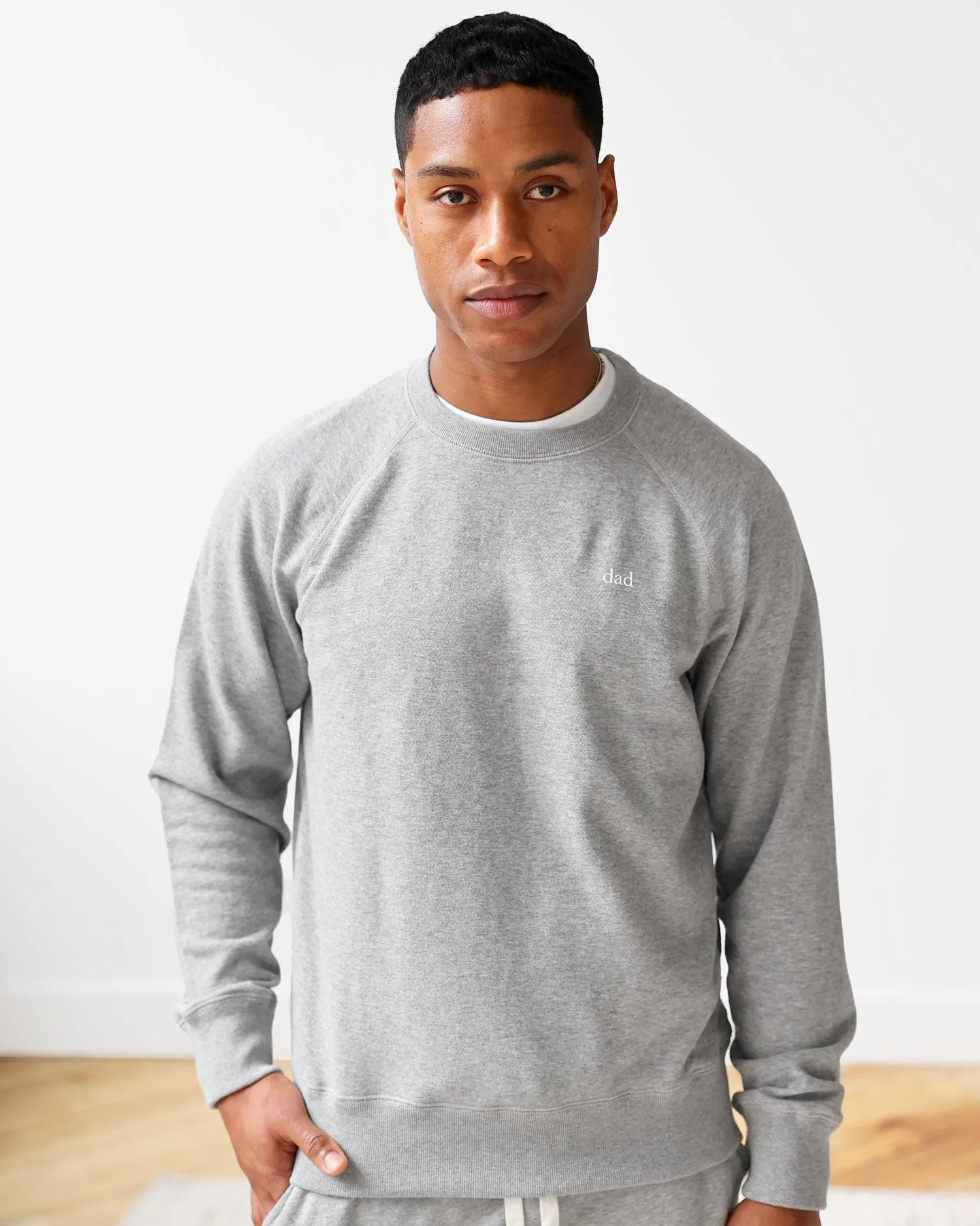 Original - Dad Sweatshirt Heather Grey - Unisex