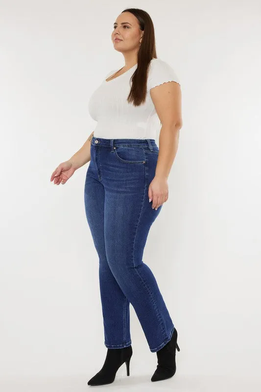 Plus Slim Straight Jeans