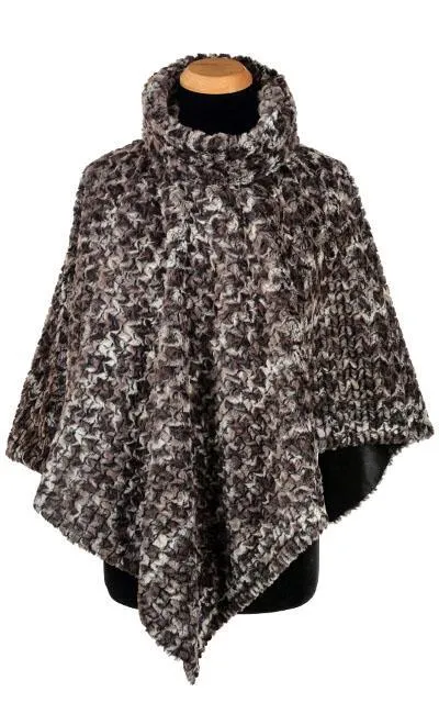 Poncho - Luxury Faux Fur in Calico (SOLD OUT)