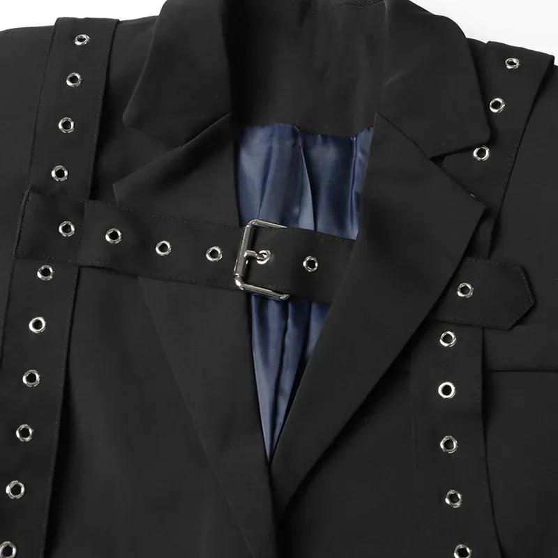 Pre Order:  Straps Wrapped Belted Blazer