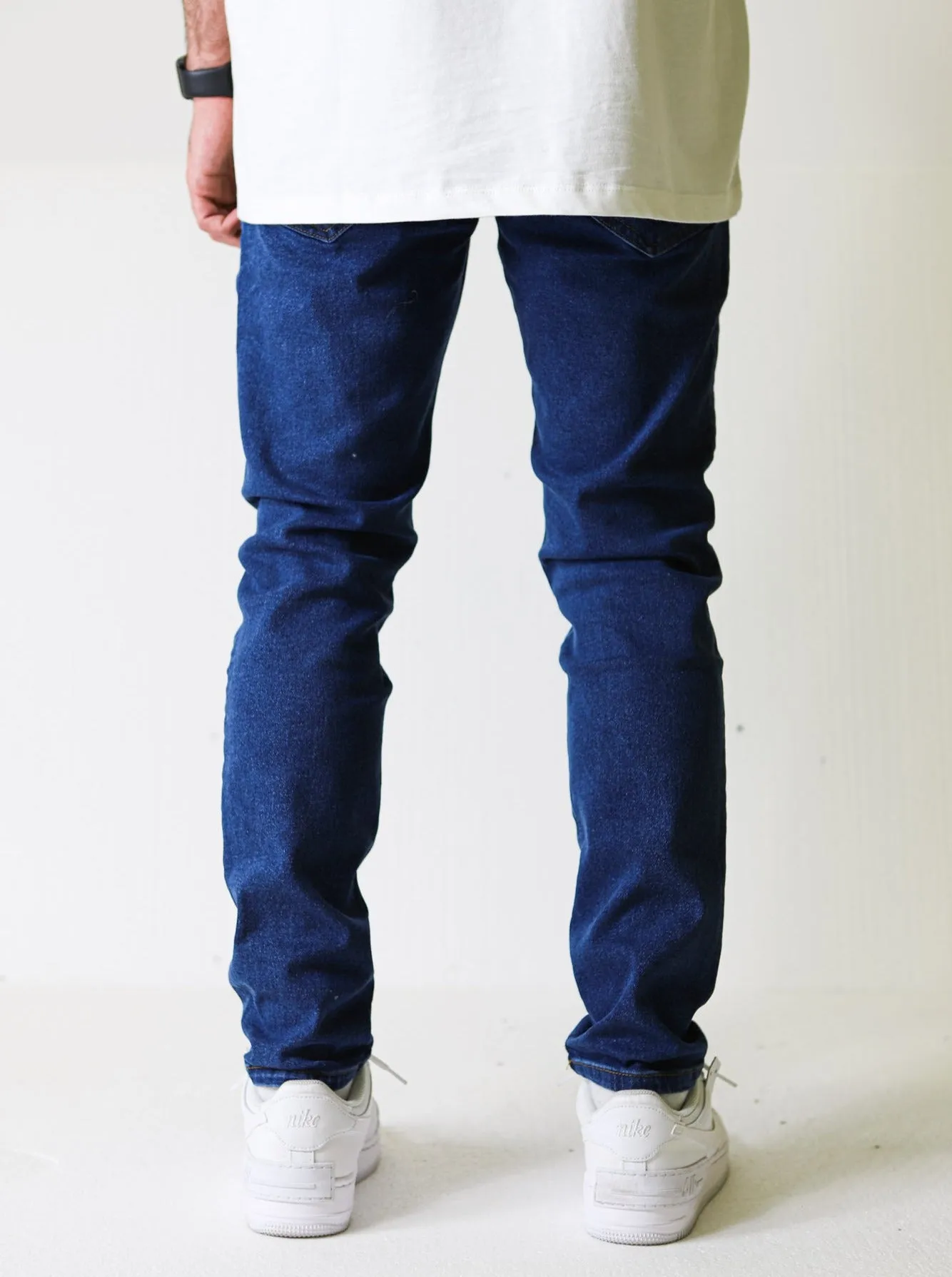 Premium Basic Indigo Blue Essential Jeans