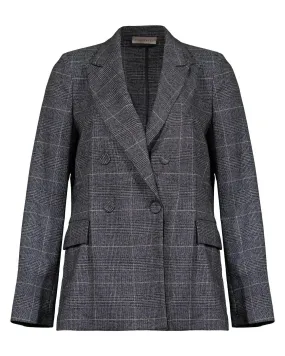 Prince of Wales Plaid Blazer