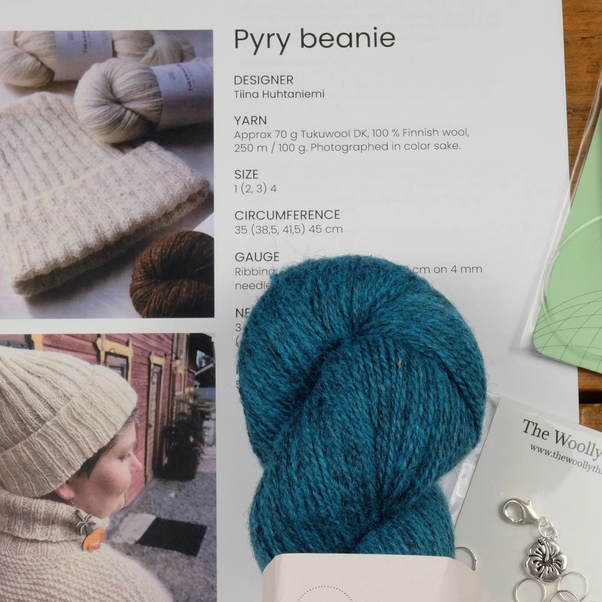 Pyry Hat Kit in Tukuwool DK