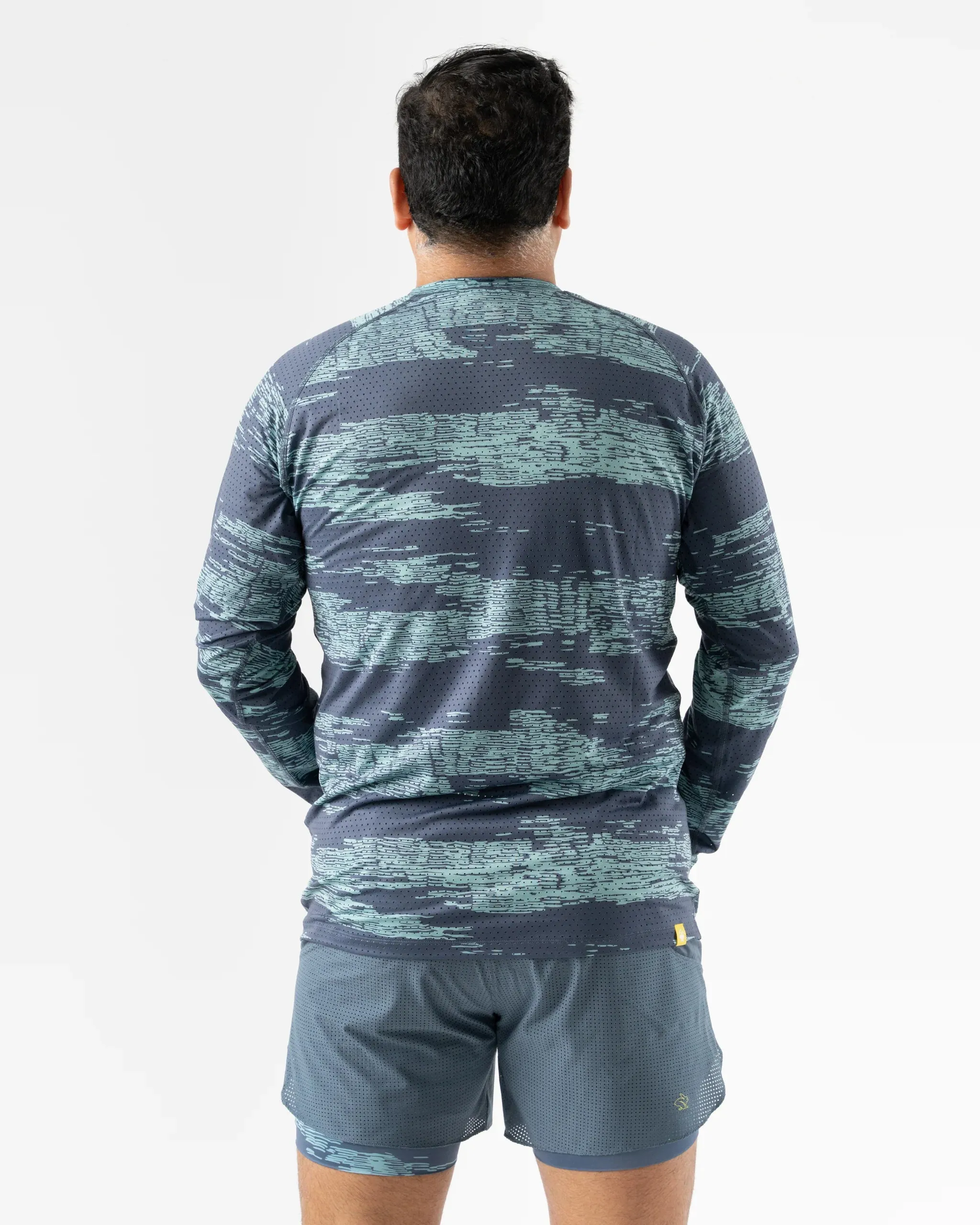 rabbit | EZ Tee Perf LS | Men's | Orion Blue