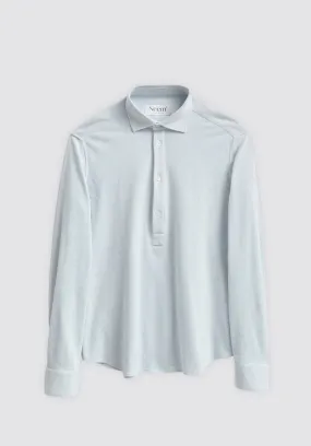 Recycled Italian | Sky Dobby Popover Shirt