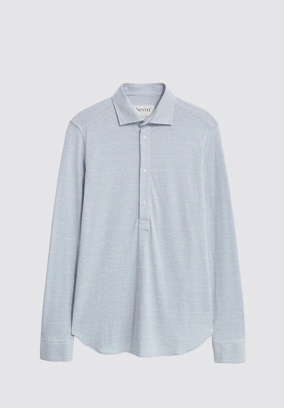 Recycled Italian | Sky Horizontal Popover Shirt