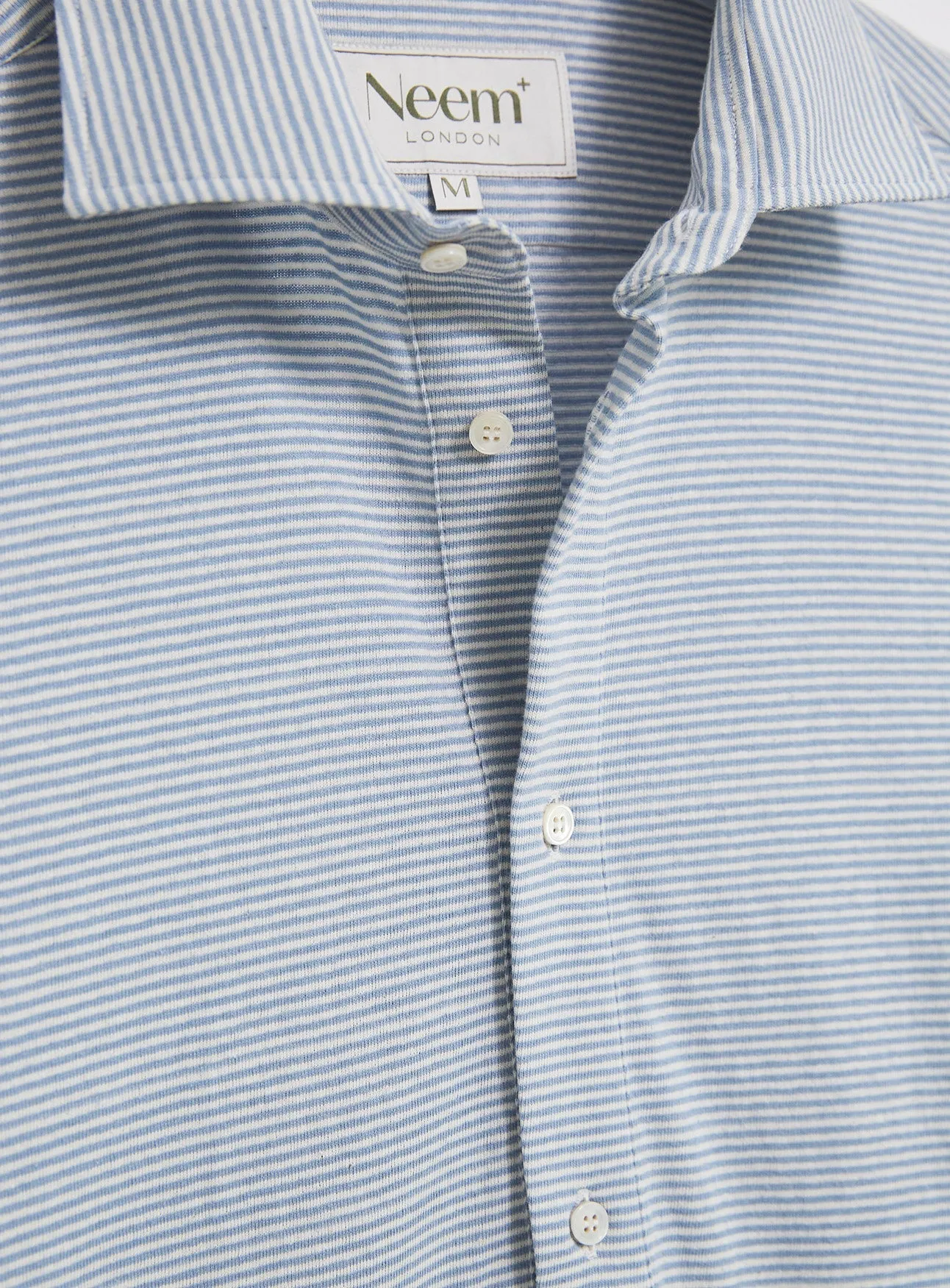 Recycled Italian | Sky Horizontal Popover Shirt