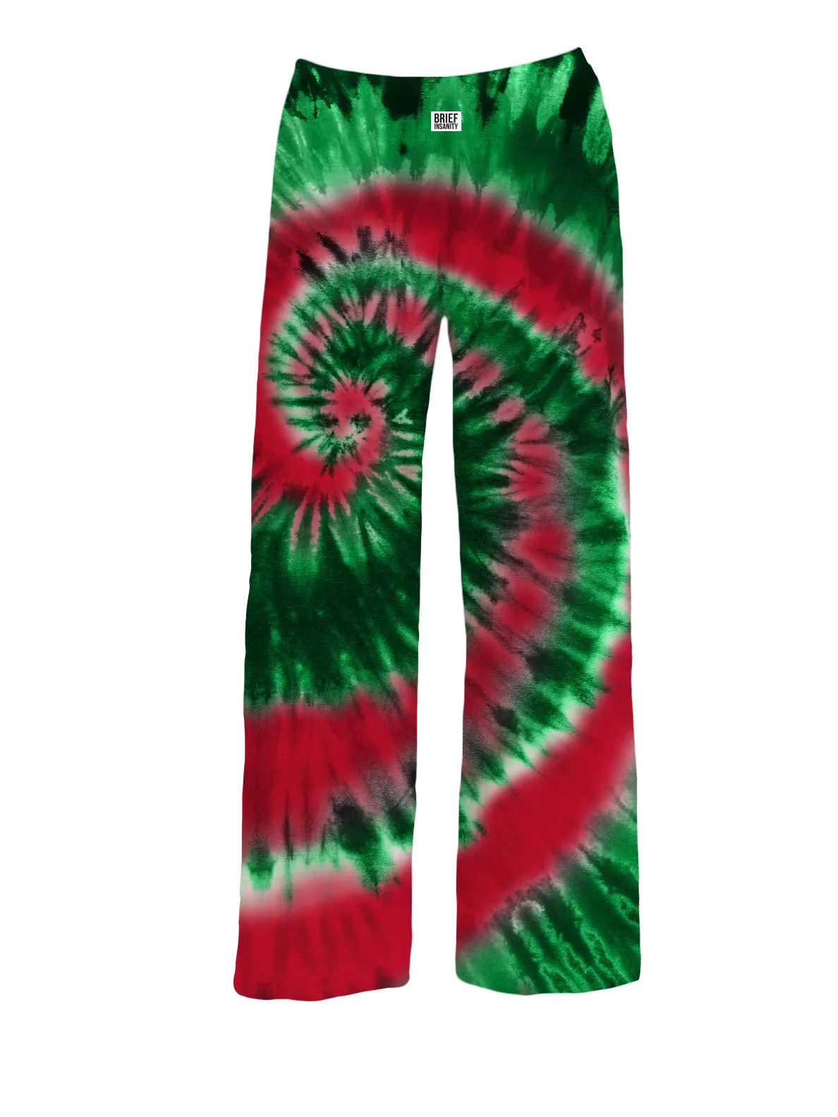 Red & Green Tie Dye Lounge Pants