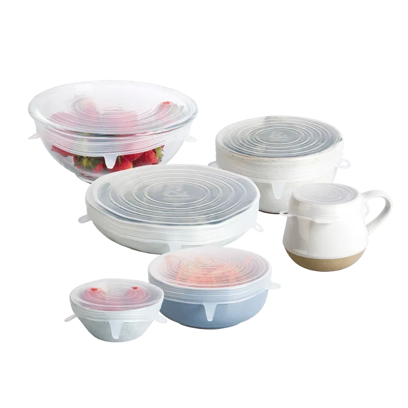 Reusable Stretch Lids - Set of 6