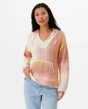 Rip Curl Glider Poncho Sweater-Pink