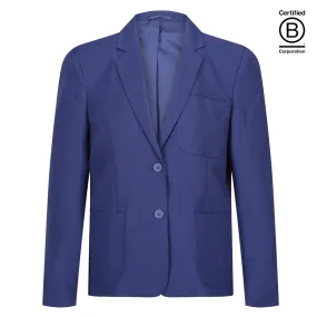 Royal blue girl's Performa eco school blazer