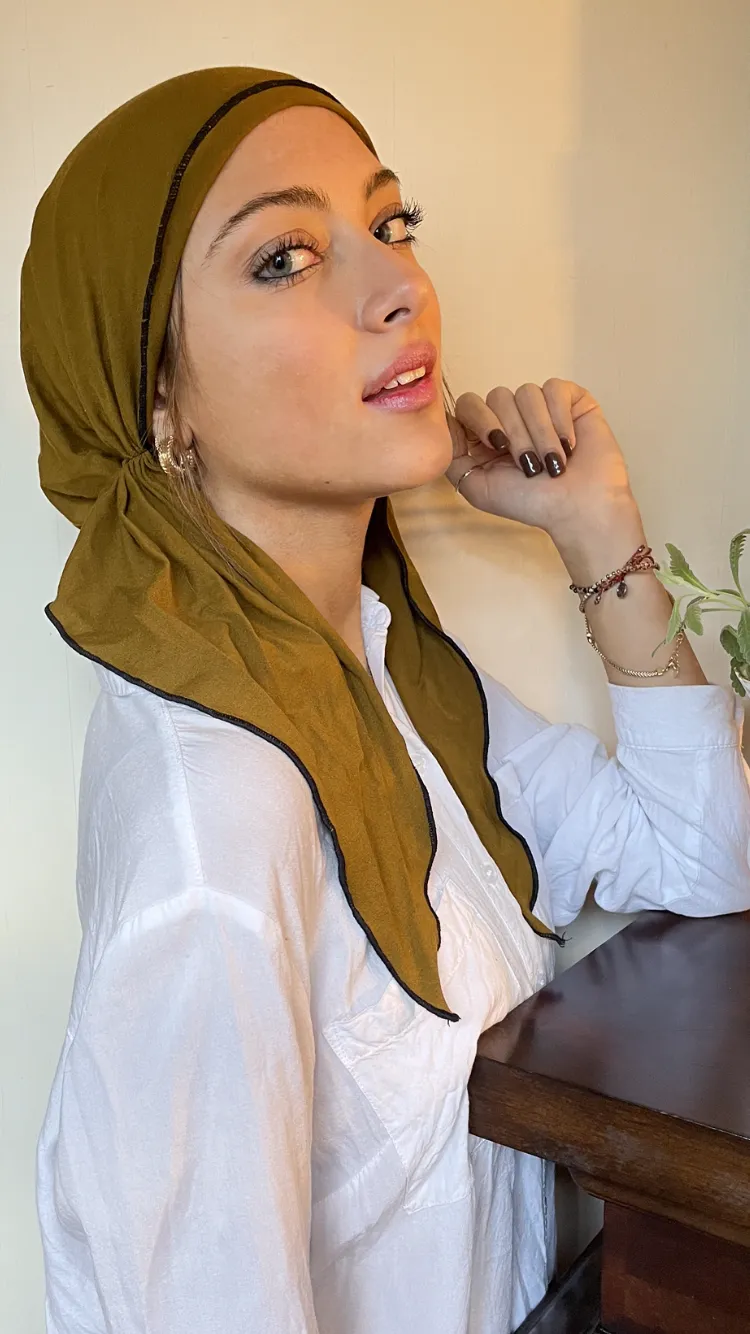 Rustic Style Clothing Headwear | Modern Gift Soft Lightweight  Pre-Tied Head Wrap Hair Scarf Hijab Tichel for Women Who Cover Their Hair