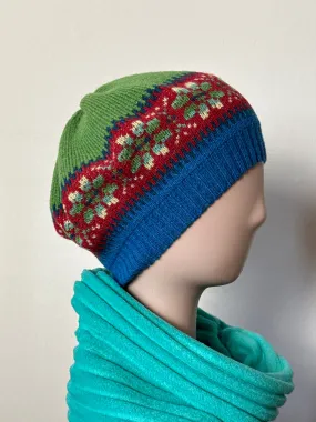 Scottish Green Grove Weavers Islay Beret KB06 Grass