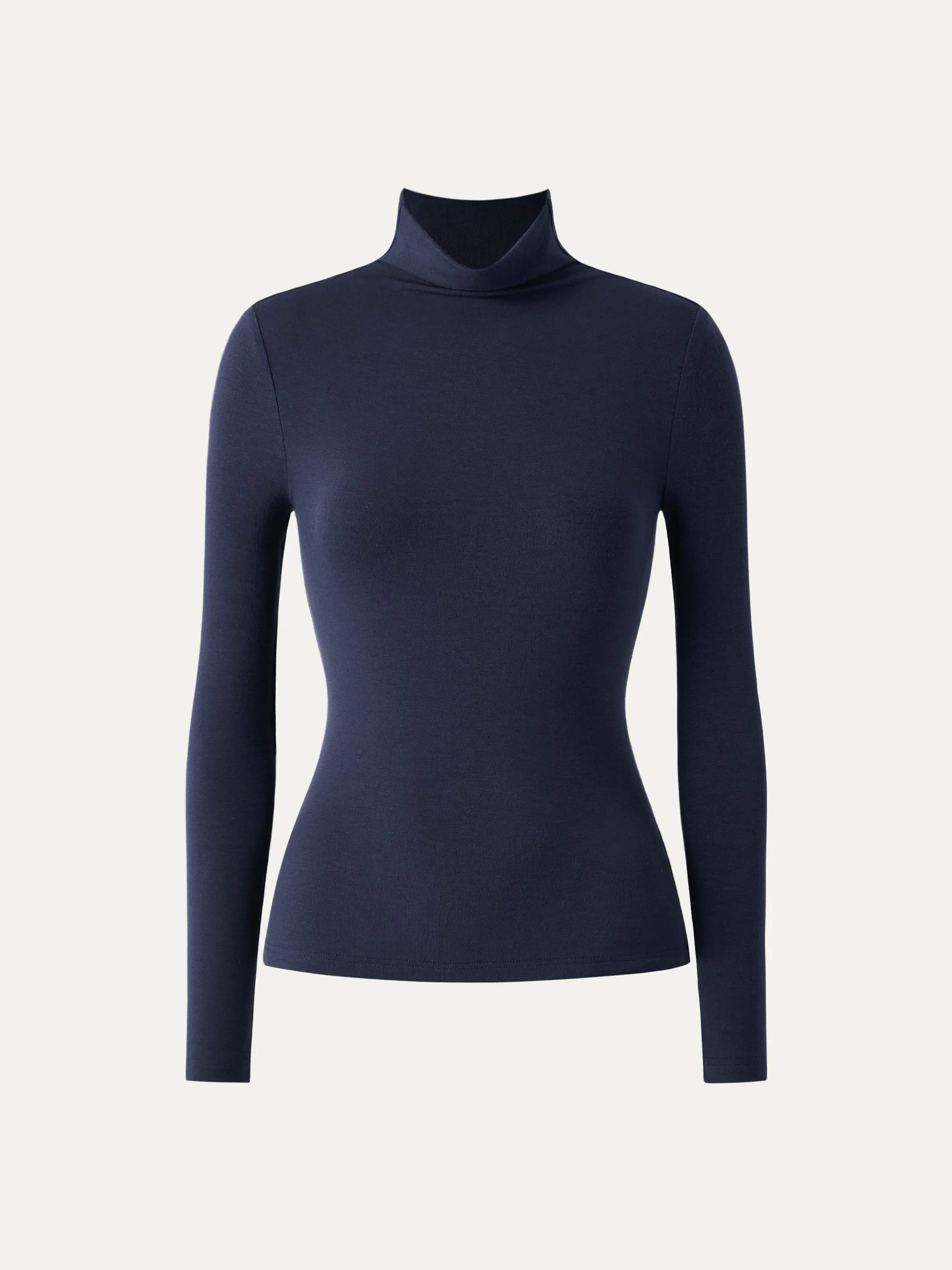 Second Skin Luxe Turtleneck Top