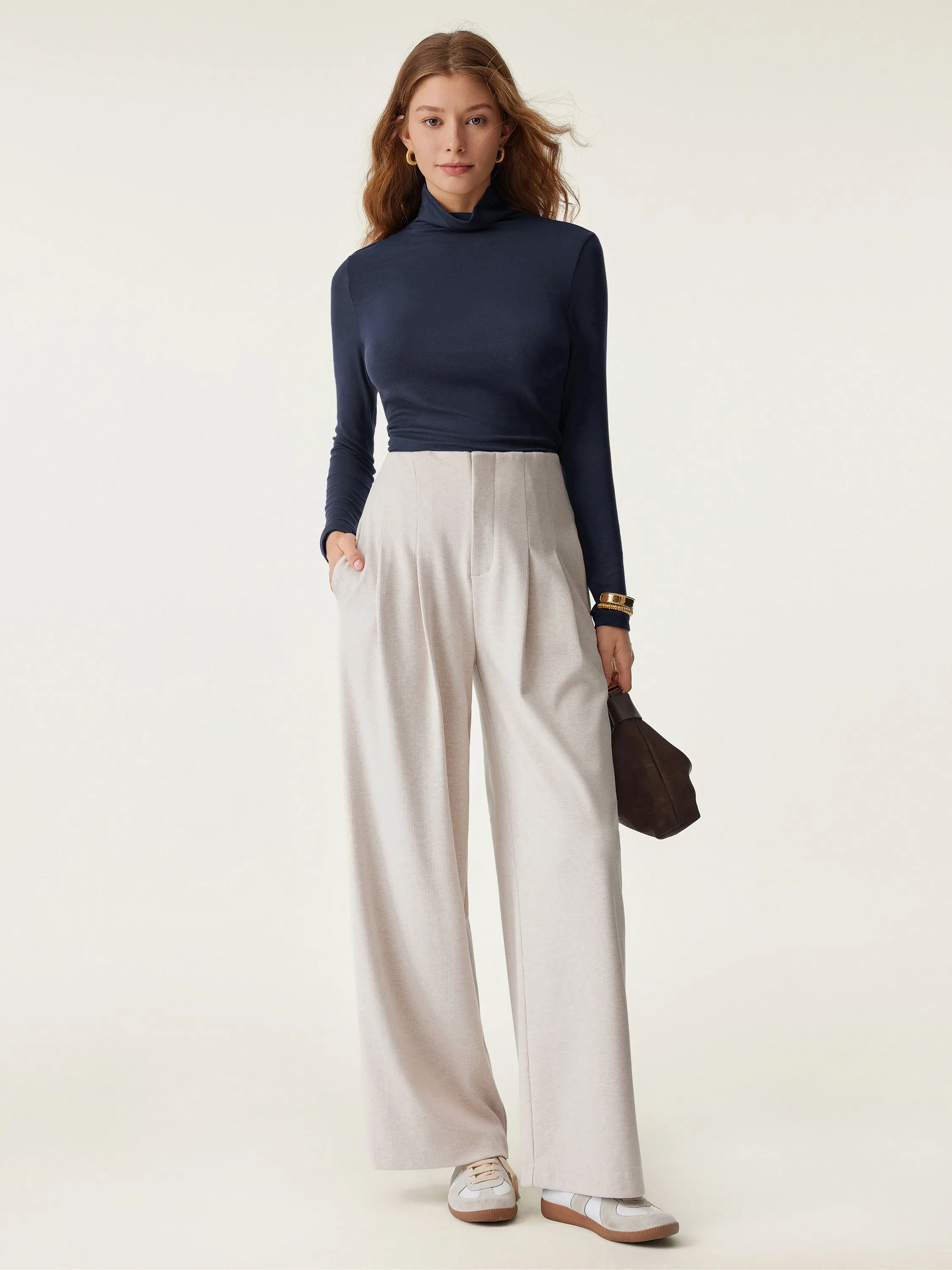 Second Skin Luxe Turtleneck Top