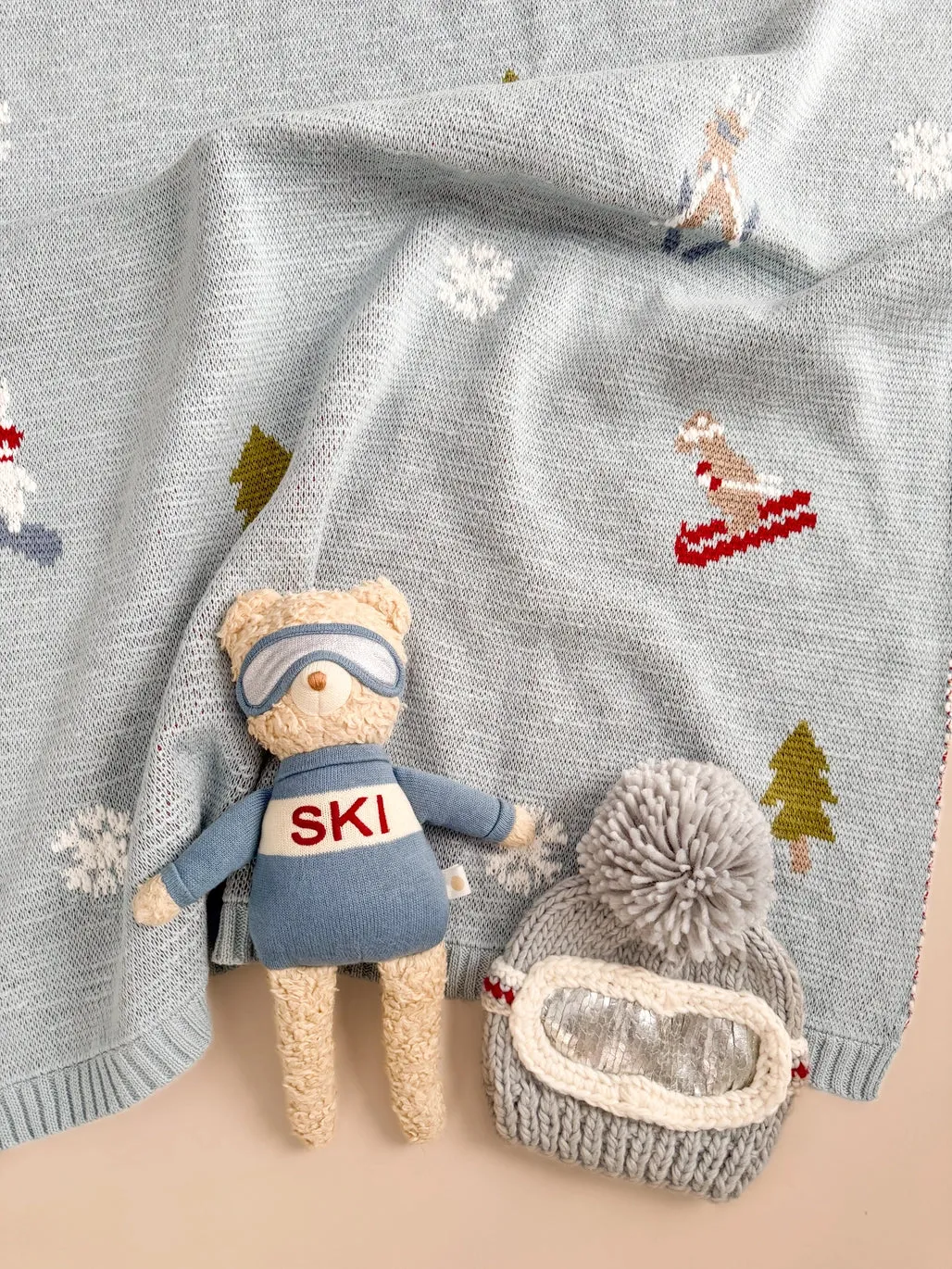 Ski Cotton Blanket